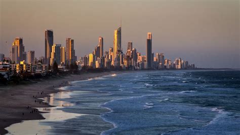 Wallpaper Skyscrapers Buildings Coast Sea Beach City Hd Picture