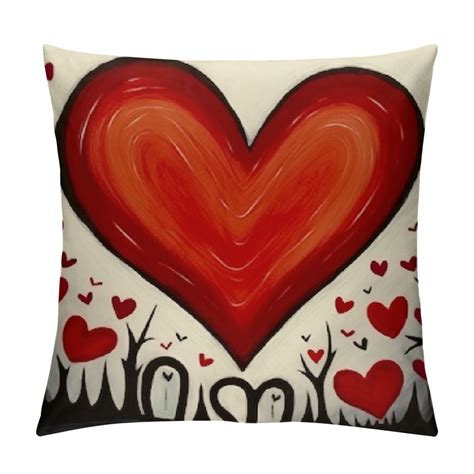 Gotuvs Valentines Day Pillow Covers Love Heart Valentines Day Decor