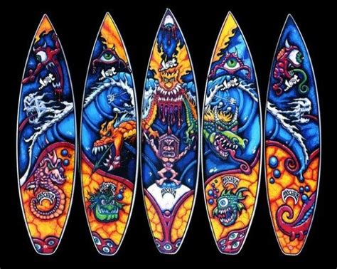 Drew Brophy Surfboard Art Dons Doodles 4 Surfboard Art Surf Artwork Surfboards Artwork