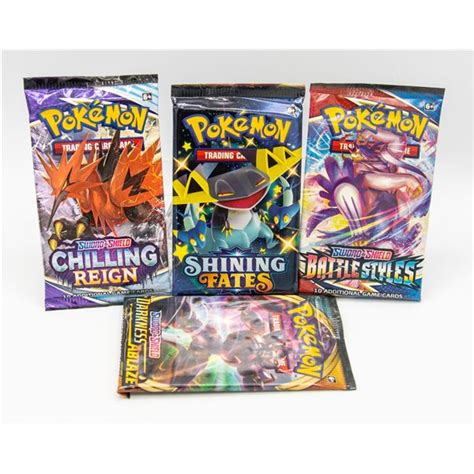 4 VARIOUS GENUINE POKEMON BOOSTER PACKS