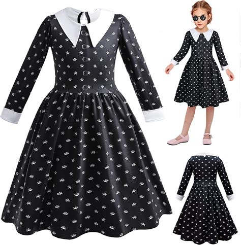 LIVESTN Mercoledì Addams Vestito Costume Mercoledì Addams Mercoledì