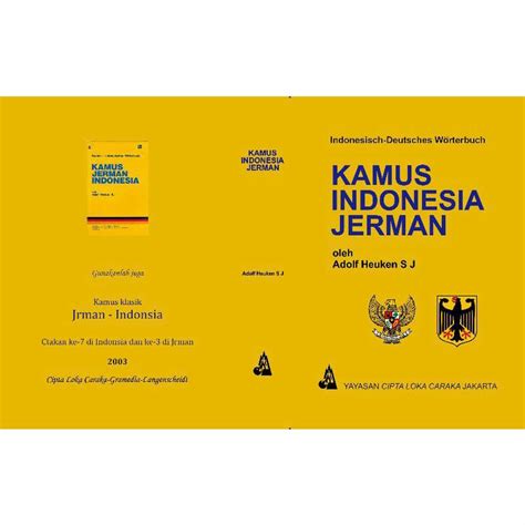 Jual Kamus Indonesia Jerman By Adolf Heuken Sj Shopee Indonesia