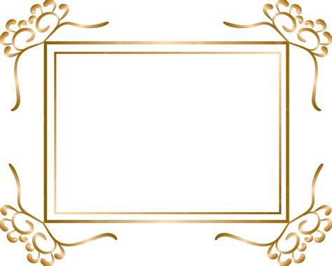 Design De Borda De Quadro De Certificado Vetor PNG Design De Borda De