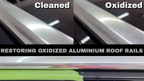 How To Remove Oxidized Aluminum Roof Rails Restoring Youtube