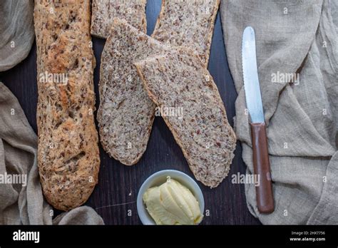 grain rye bread stock photo alamy