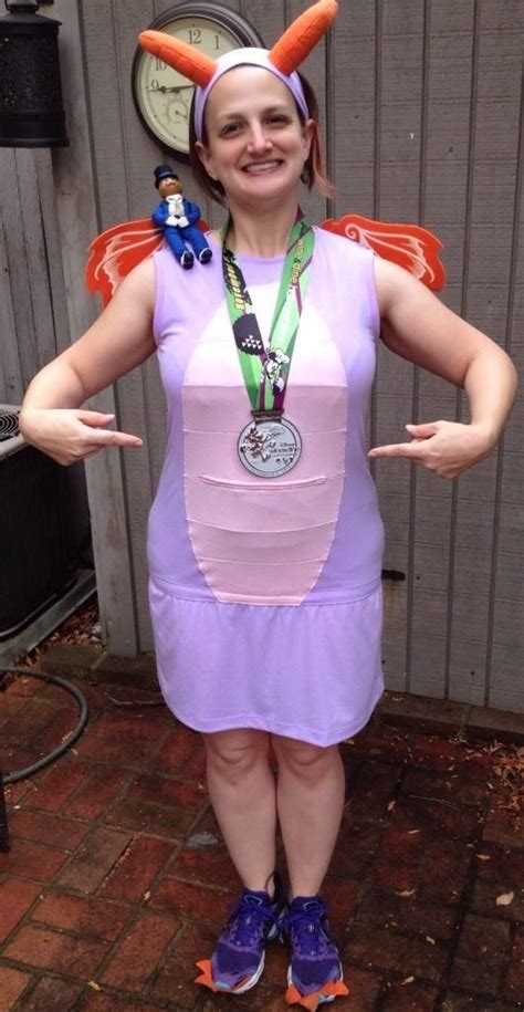 Because I Said Sew Figment Running Costume With Dreamfinder Wine And Dine 2013 Disney 10k