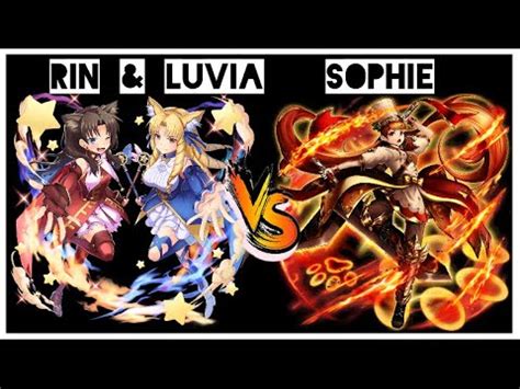 Rin Luvia Vs Sophie Fast Clear Grand Summoners YouTube