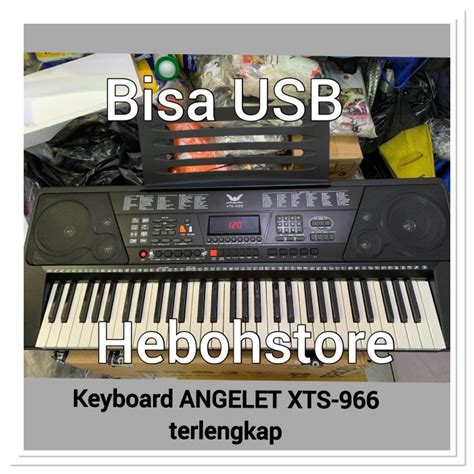 Jual Keyboard PIANO NEW ANGELET XTS 966 61 Key USB MIDI ORI MURAH