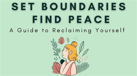 Book Summary Set Boundaries Find Peace Nedra Tawwab