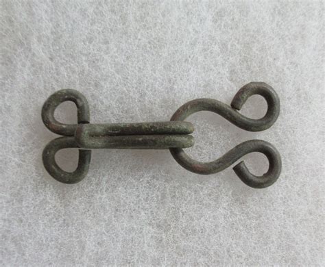 Dug Mid 19th Century Large Cloak Hook And Eye Sold J Mountain Antiques