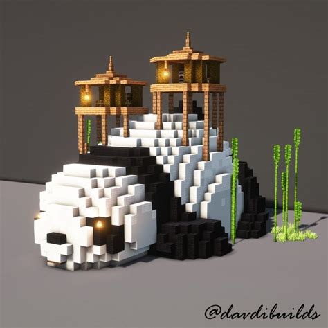 DavdiBuilds on Instagram: “Survival panda base! Download on my patreon ...