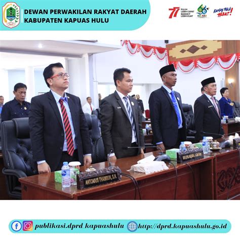 Ketua Dprd Pimpin Rapat Paripurna Rancangan Perda Pdam Tirta Uncak