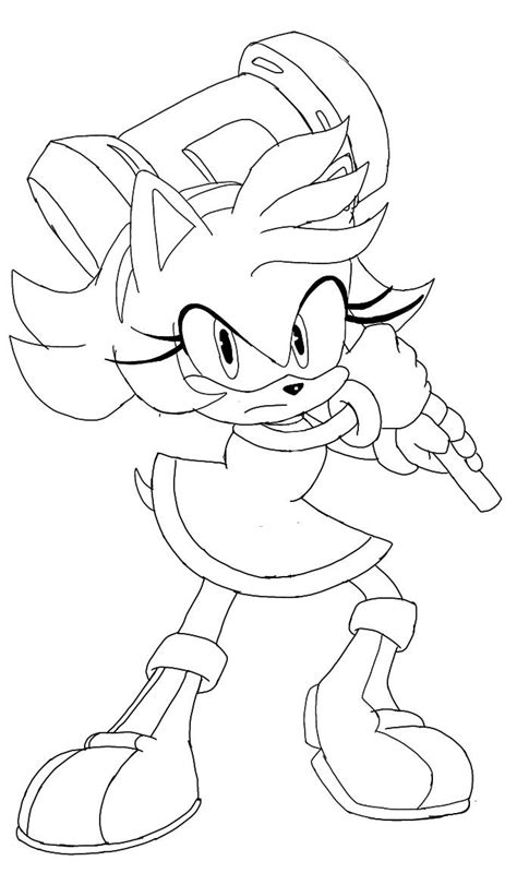 Chibi Tails From Sonic The Hedgehog Line Art Coloring Page By Hohua