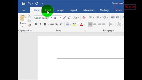 3 Cara Membuat Garis Horizontal Lurus Di Microsoft Word Youtube