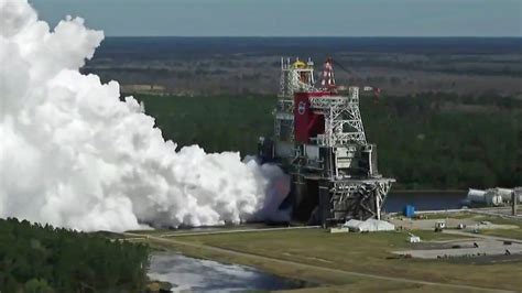 Nasa Succeeds In 2nd Test Of New Sls Moon Rocket The New York Times