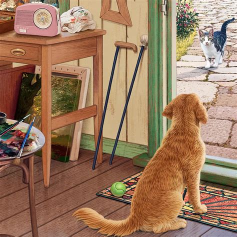 Ravensburger My Haven No The Artist S Shed Piece Jigsaw Puzzle