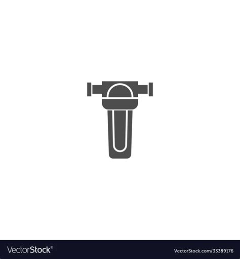 Silhouette Plumbing Icon Royalty Free Vector Image