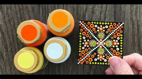 How To Paint Dot Mandalas Step By Step 61 Youtube