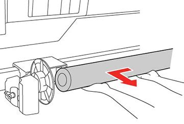 Retirar El Papel Del Rodillo De Recogida Autom Tica Opcional