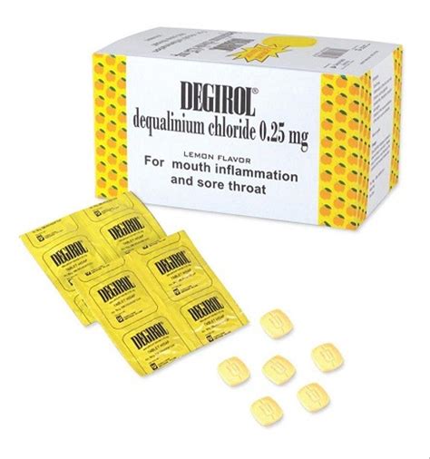 DEGIROL Tablet Hisap Rasa Lemon Untuk Radang Tenggorokan ISI 4TABLET