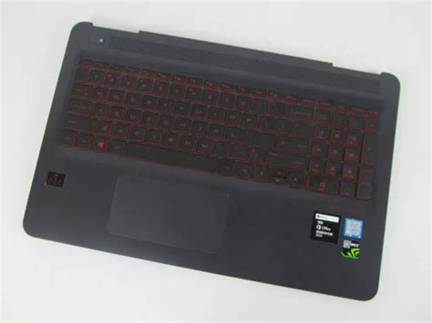 Hp Omen Ax Palmrest Backlit Keyboard Touchpad Red