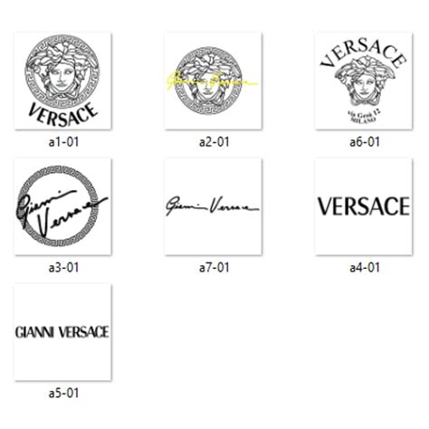 Versace Logo Bundle Svg, Brand Logo Svg, Versace Bundle Svg, | Inspire ...