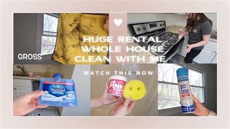 Extreme Cleaning Motivation Rental Whole House Clean With Me2022