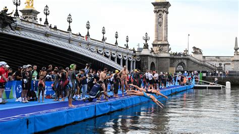 Les Preuves De Triathlon Pour Les Jo De Paris Se D Roulent Sur La