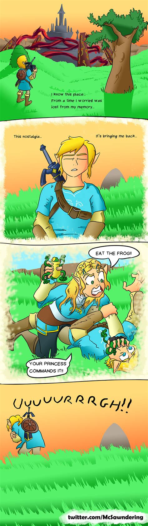 Botw Comics Link Remembers The Past The Legend Of Zelda Pinterest Comic Gaming And