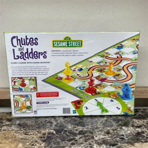 Jeu De Soci T Sesame Street Chutes And Ladders Milton Bradley