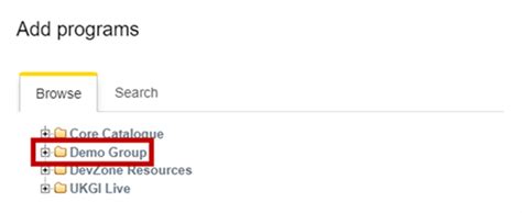 updated user interface  creating custom programs