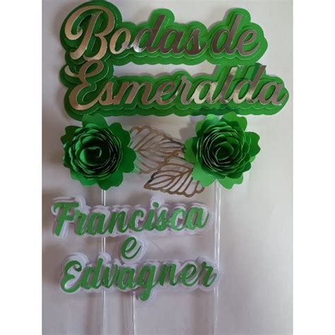 Aprender Sobre 48 Imagem Bolo Bodas De Esmeralda Vn