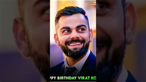 Birthday 🎉 Of King 👑 Virat Kohli 👑🎉💥 Youtube