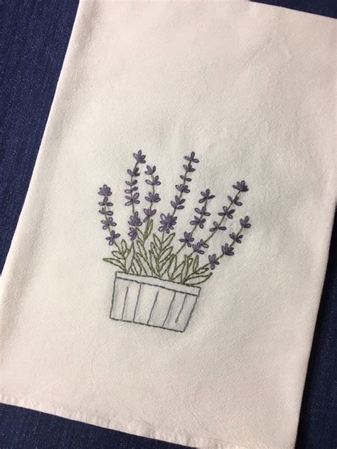 Flour Sack Towels Embroidery Pattern Hand Embroidery