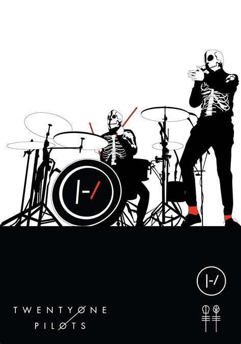 Howatdesigns Twenty One Pilots Poster Twenty One Pilots Art Twenty