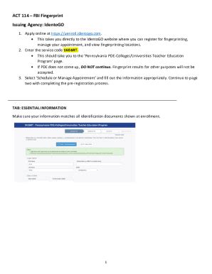 Fillable Online Dhs Pa Govpagesfbi Fingerprintingfbi Fingerprinting