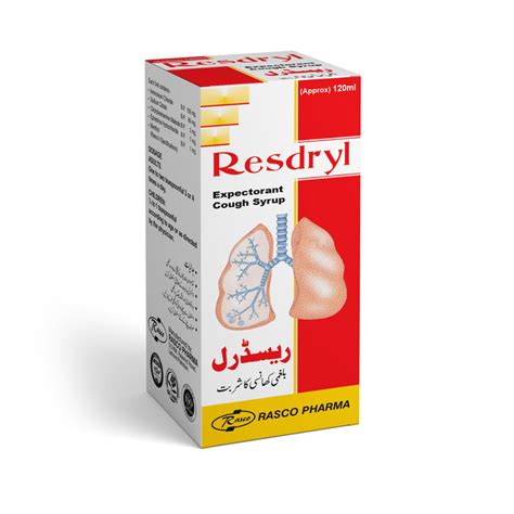 Resdryl Cough Syrup Rasco Pharmaceutical