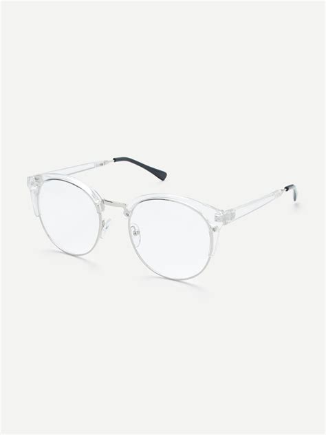 Gafas Con Marco Transparente Y Lentes Transparentes Shein Es