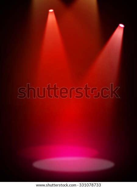 Red Stage Background Stock Illustration 331078733