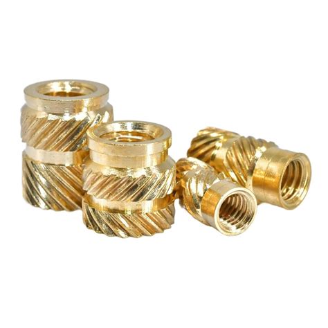 Idomin Heat Threaded Insert M M M M M M M Brass Nut Hot Melt Knurled Injection