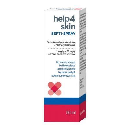 Help4Skin Septi Spray 1mg 20mg g aerozol na skórę 50 ml Preparaty