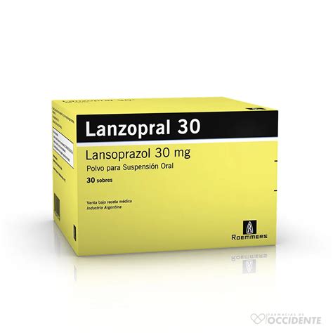 LANZOPRAL SUSPENSION 30 MG X 30 SOBRES Farmacias De Occidente