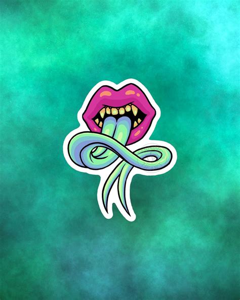 Trippy Tongue 2 Digital Art Download Png Pdf Trippy Psychedelic