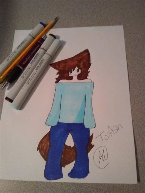 Ash fan art used comic markers | Ashwhisker Original Amino