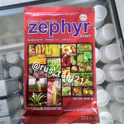 Jual Fungisida Dan Bakterisida ZEPHYR 80WP BAHAN AKTIF Maneb 72