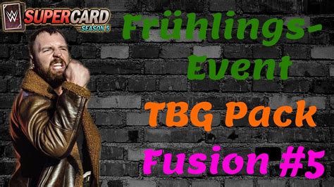 Mein Bester Supercard Moment Fr Hlingsevent Tbg Pack Fusion