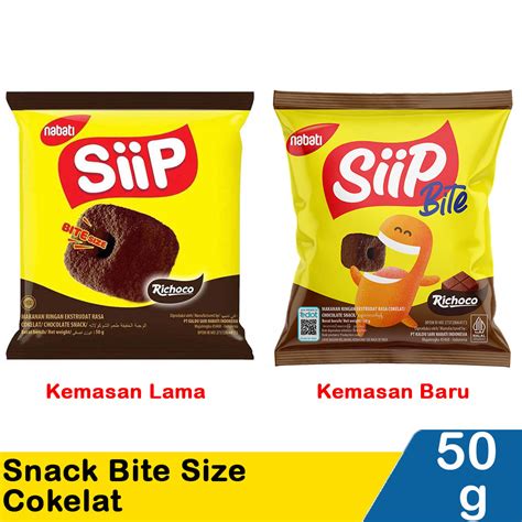 Nabati Siip Snack Bite Size Cokelat 50g Klik Indomaret