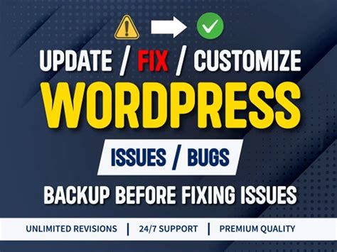 Fix Wordpress Issues Bugs Errors HTML CSS Javascript Elementor Pro