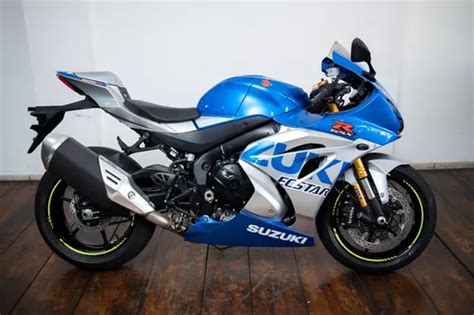 Moto Gsxr Srad Azul Km Mercadolivre