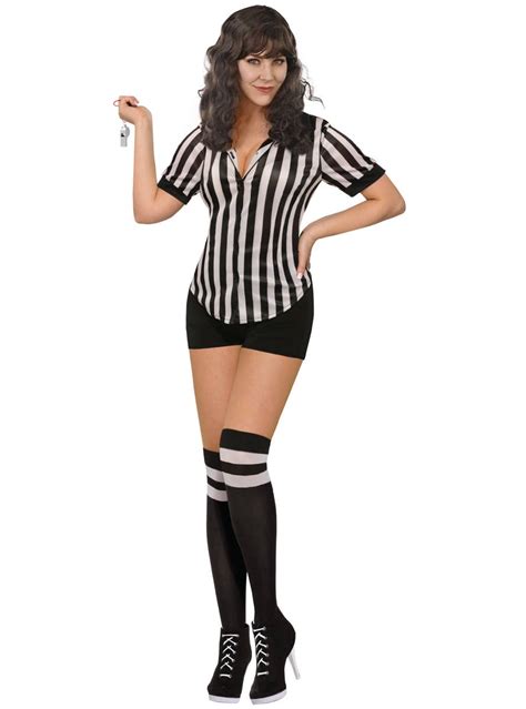 Referee Womens Dress Up Costume Sports Referee Costume For Women